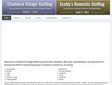 Tablet Screenshot of domesticstaffing.com